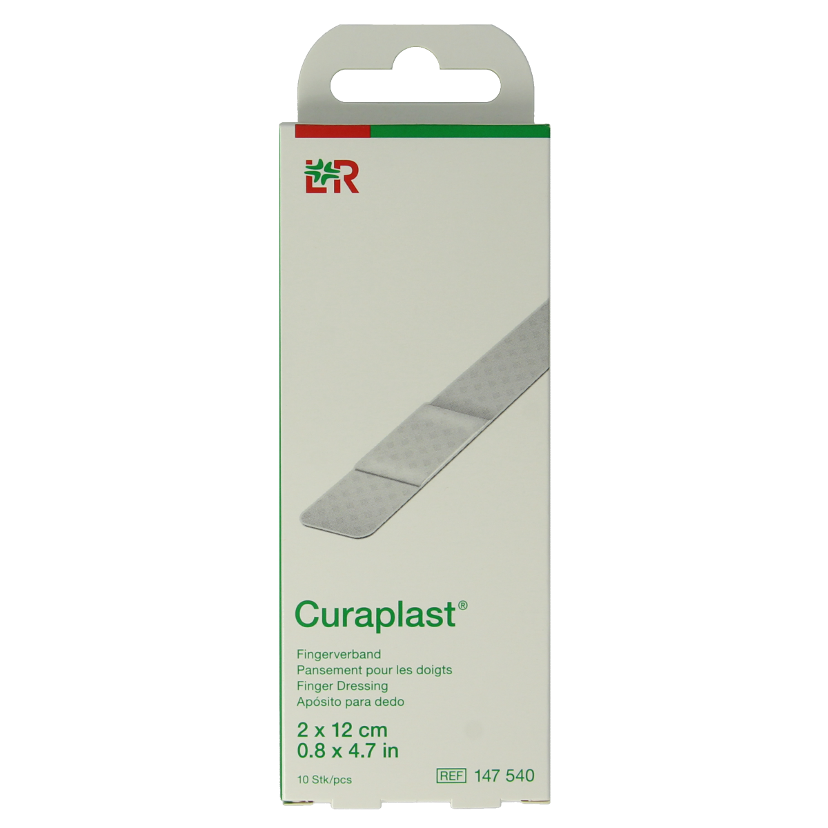 Curaplast Sensitive vingerpleister 2x12cm 10.00 Stuks