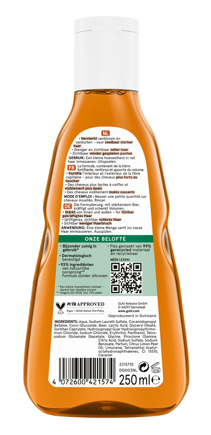 Guhl Intensieve stevigheid shampoo 250.00 Milliliter
