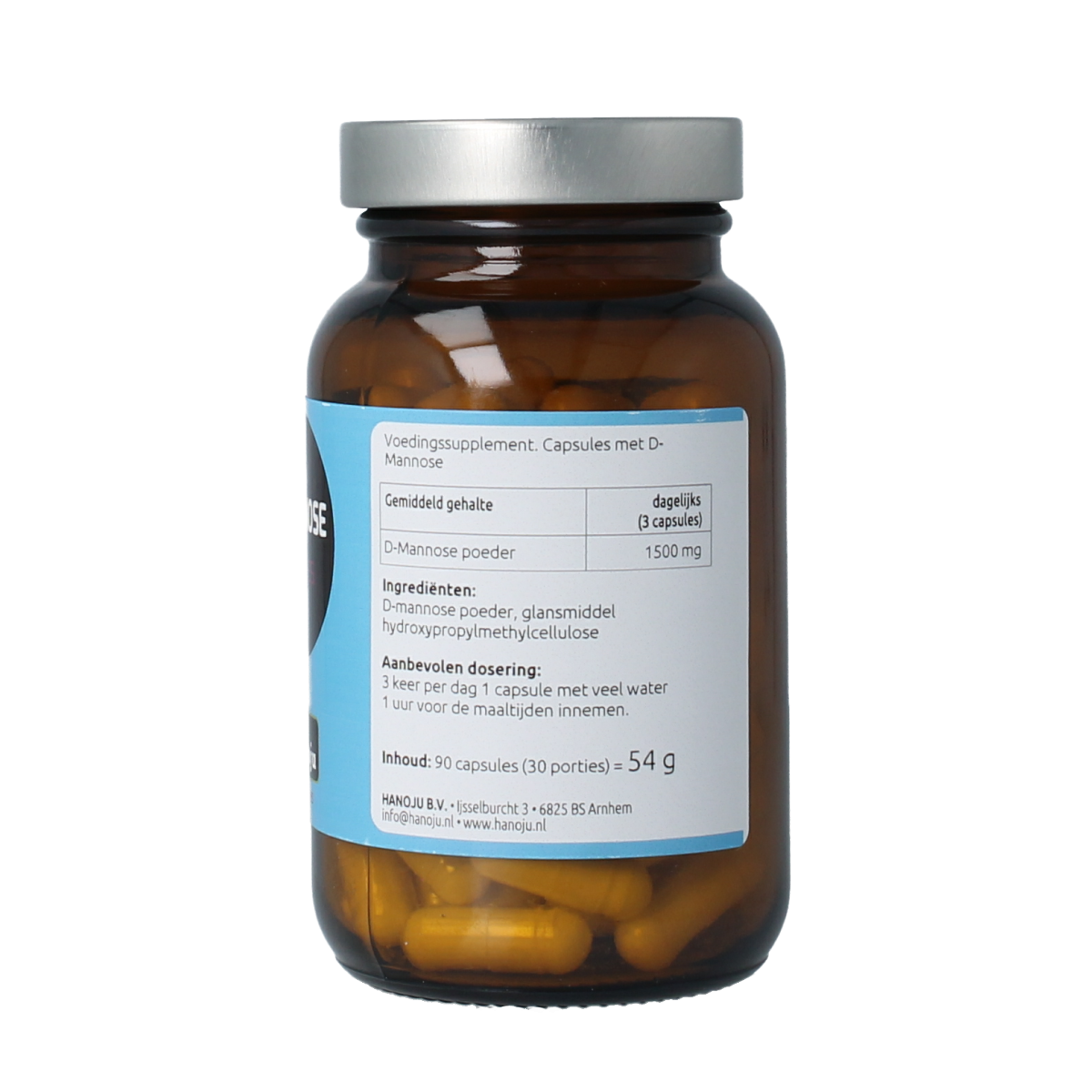 Hanoju D-Mannose 500mg 90.00 Capsules