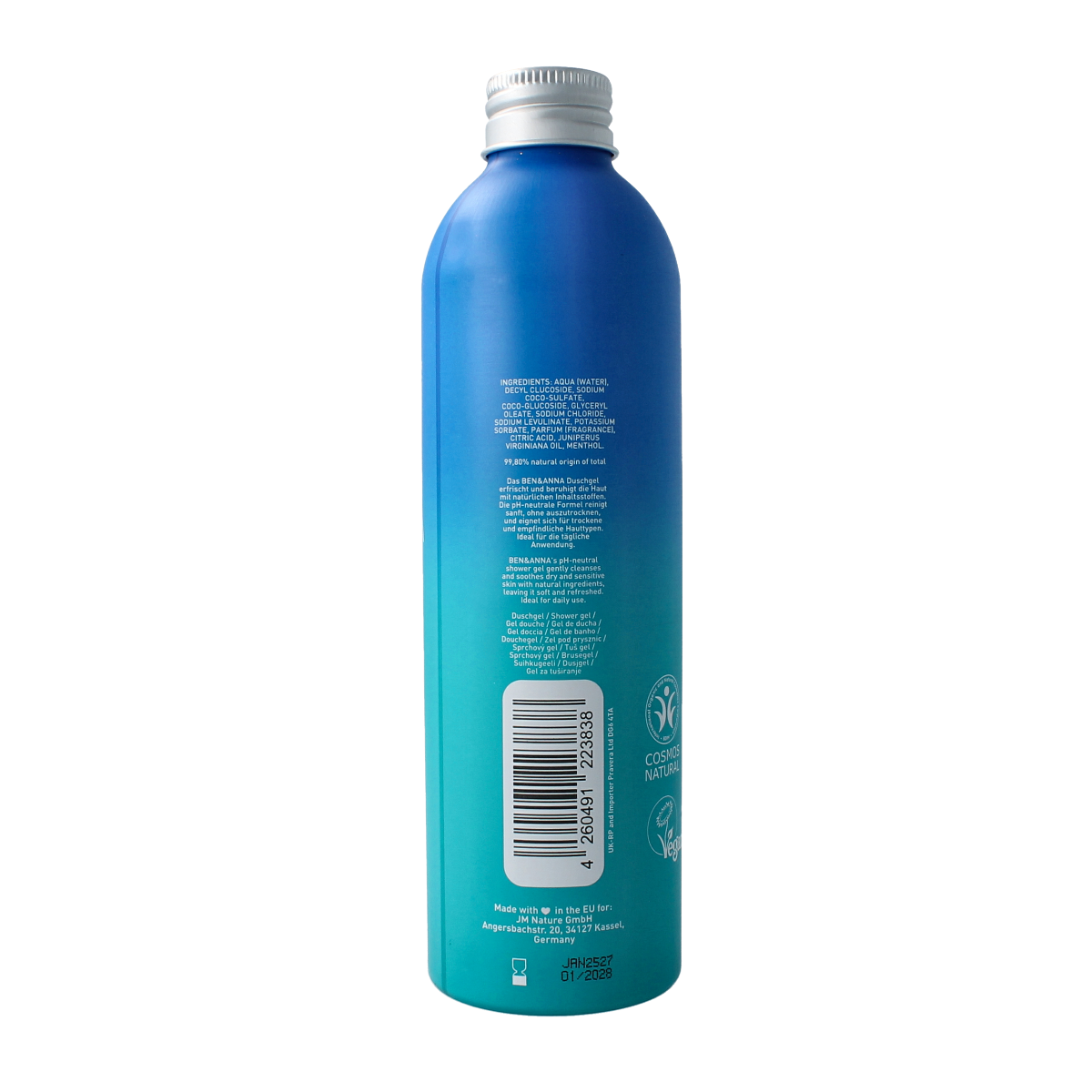 Ben & Anna Douchegel blue lagoon 250.00 Milliliter