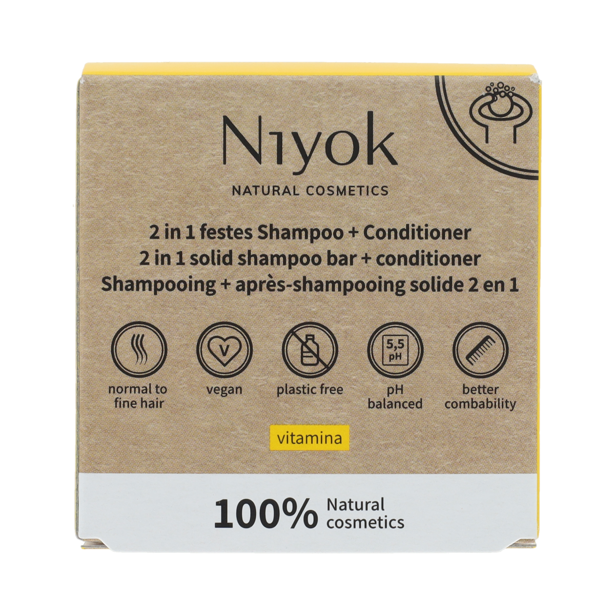 Niyok 2 in 1 shampoo/condition vitamina 80.00 Gram