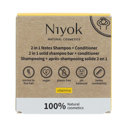 Niyok 2 in 1 shampoo/condition vitamina 80.00 Gram