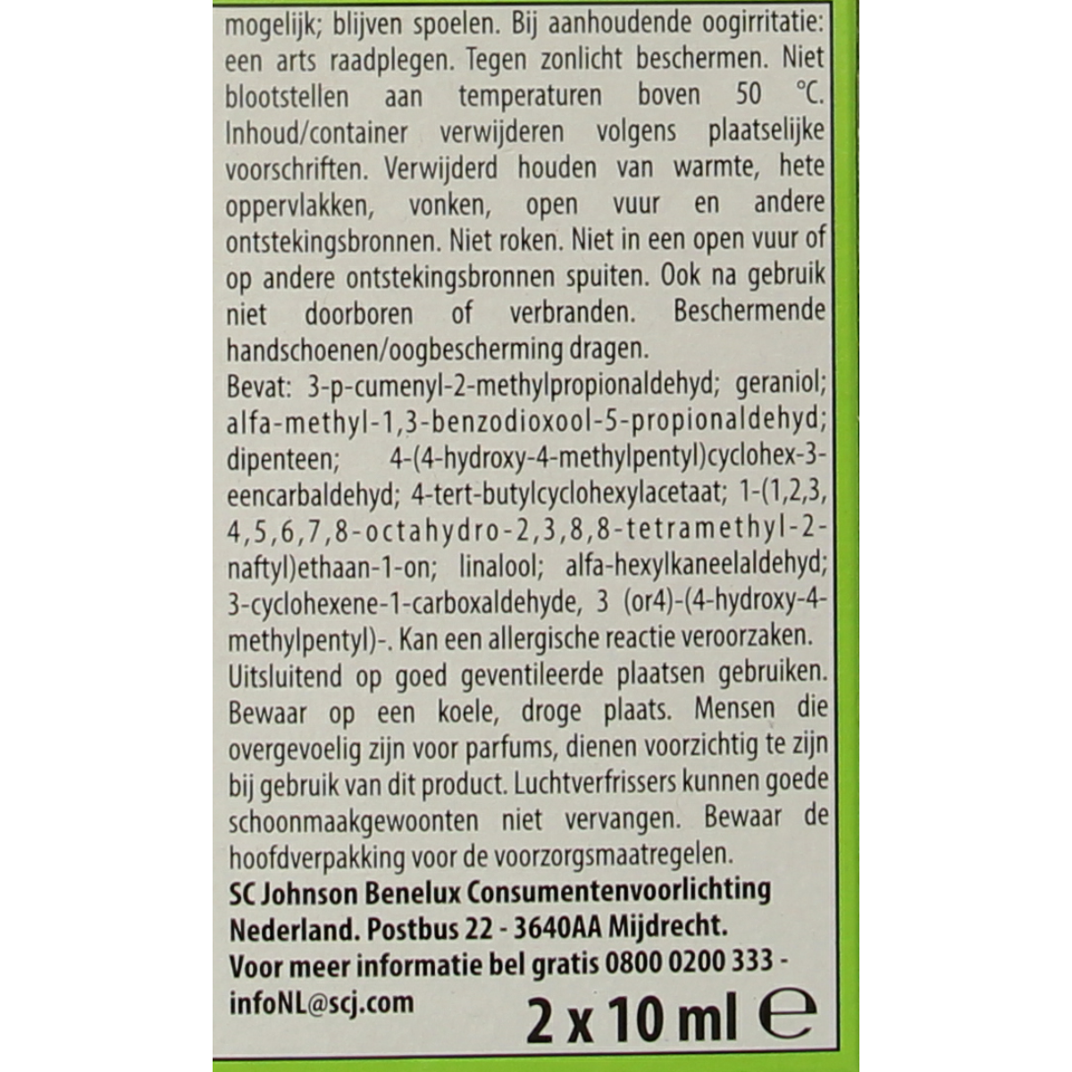 Glade Touch & fresh duo muguet navullingen 20.00 Milliliter