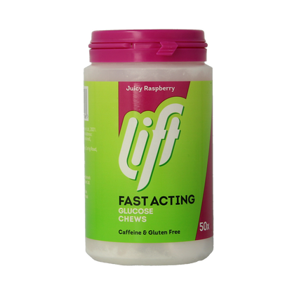 Lift LIFT GlucoTabs raspberry/framboos pot 50.00 Tabletten