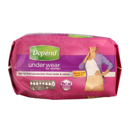 Depend Pants super maat L 9.00 Stuks
