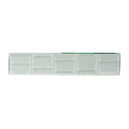 Aloe Dent Tandpasta aloe vera triple action with fluor 100.00 Milliliter