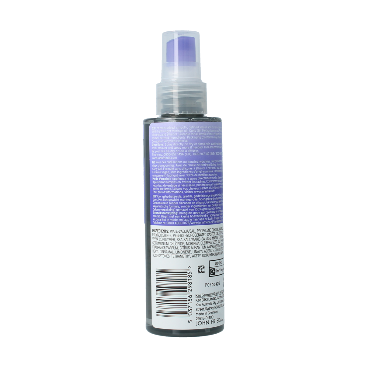 John Frieda Dream curls revival spray oil infused waved 150.00 Milliliter