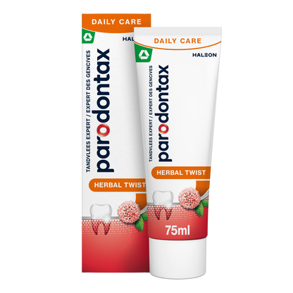 Parodontax Tandpasta herbal twist 75.00 Milliliter