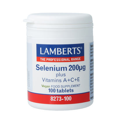 Lamberts Selenium 200mcg met vitamine A C E 100.00 Tabletten
