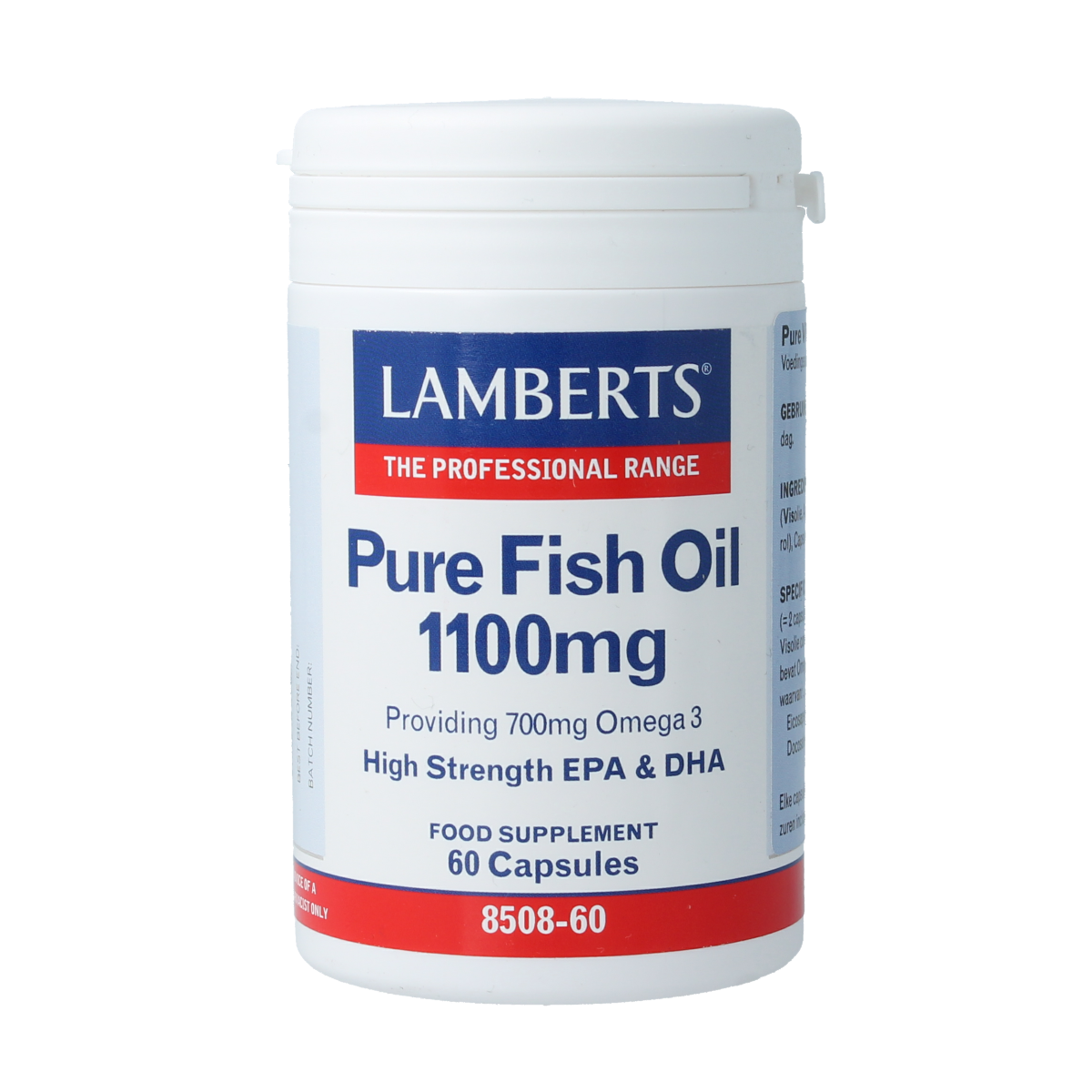 Lamberts Pure visolie 1100mg omega 3 60.00 Capsules