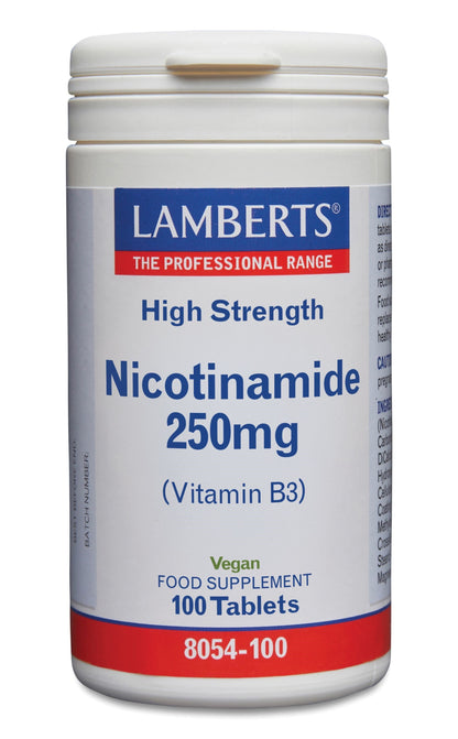 Lamberts Vitamine B3 250mg (nicotinamide) 100.00 Tabletten