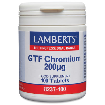 Lamberts GTF chroom 200mcg 100.00 Tabletten