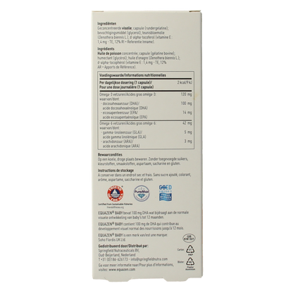 SFI Health  Equazen baby omega 3- & 6-vetzuren 30.00 Ampullen