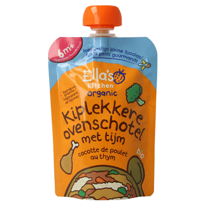 Ella's Kitchen Kiplekkere ovenschotel tijm 6+ maanden bio 130.00 Gram