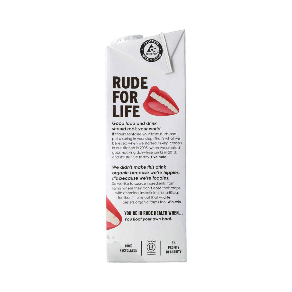 Rude Health Amandeldrank ultimate bio 1.00 Liter