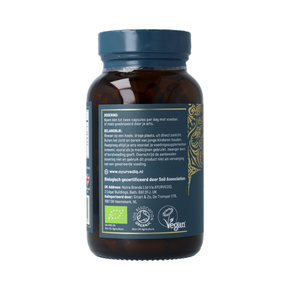 Ayurvediq Biologische Kurkuma 120.00 Vegetarische capsules