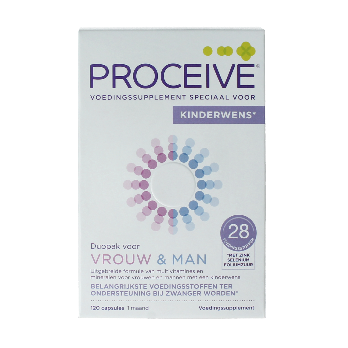 Proceive Kinderwens duo 60.00 Capsules