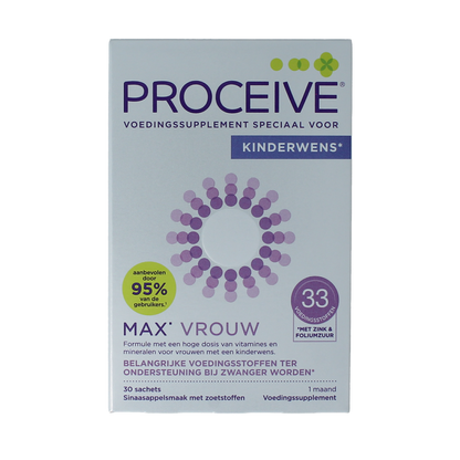 Proceive Kinderwens max vrouw sachets 30.00 Stuks