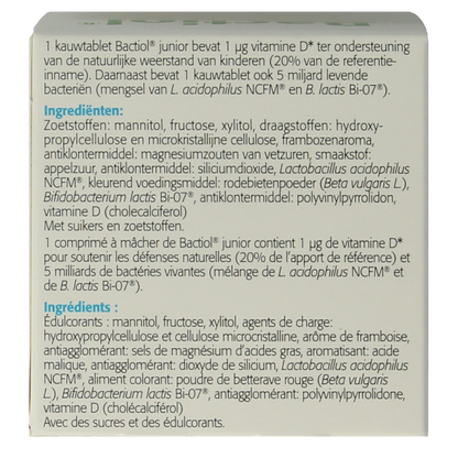Metagenics Bactiol junior chew 30.00 Kauwtabletten