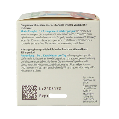 Metagenics Bactiol junior chew 60.00 Kauwtabletten
