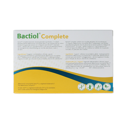 Metagenics Bactiol complete NDF 30.00 Capsules