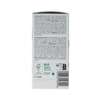 Purasana Matcha vegan bio 100.00 Vegetarische capsules