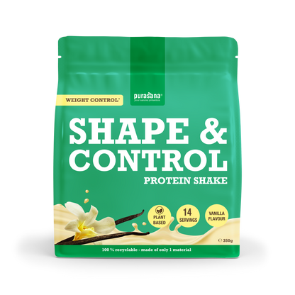 Purasana Shape & control plant protein vanille 350.00 Gram