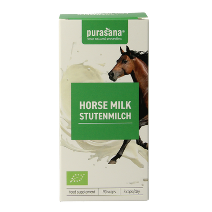 Purasana Paardenmelk bio 90.00 Vegetarische capsules