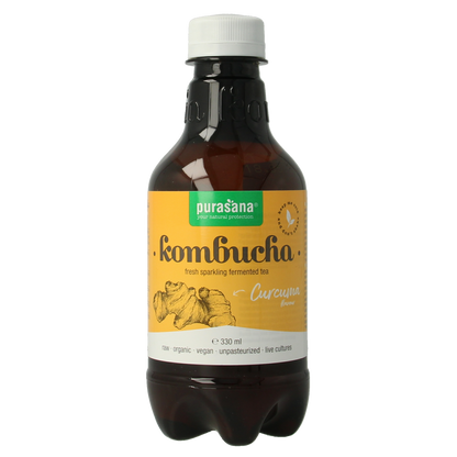 Purasana Kombucha curcuma vegan bio 330.00 Milliliter