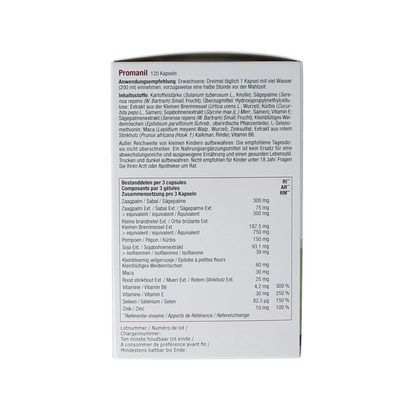Fytostar Promanil mannenformule 120.00 Capsules