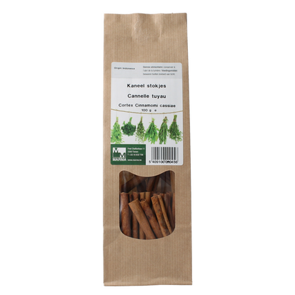 Marma Kaneel cassia stokjes 100.00 Gram