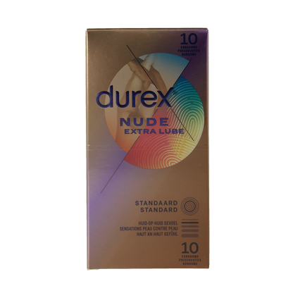 Durex Nude extra lube condooms 10.00 Stuks