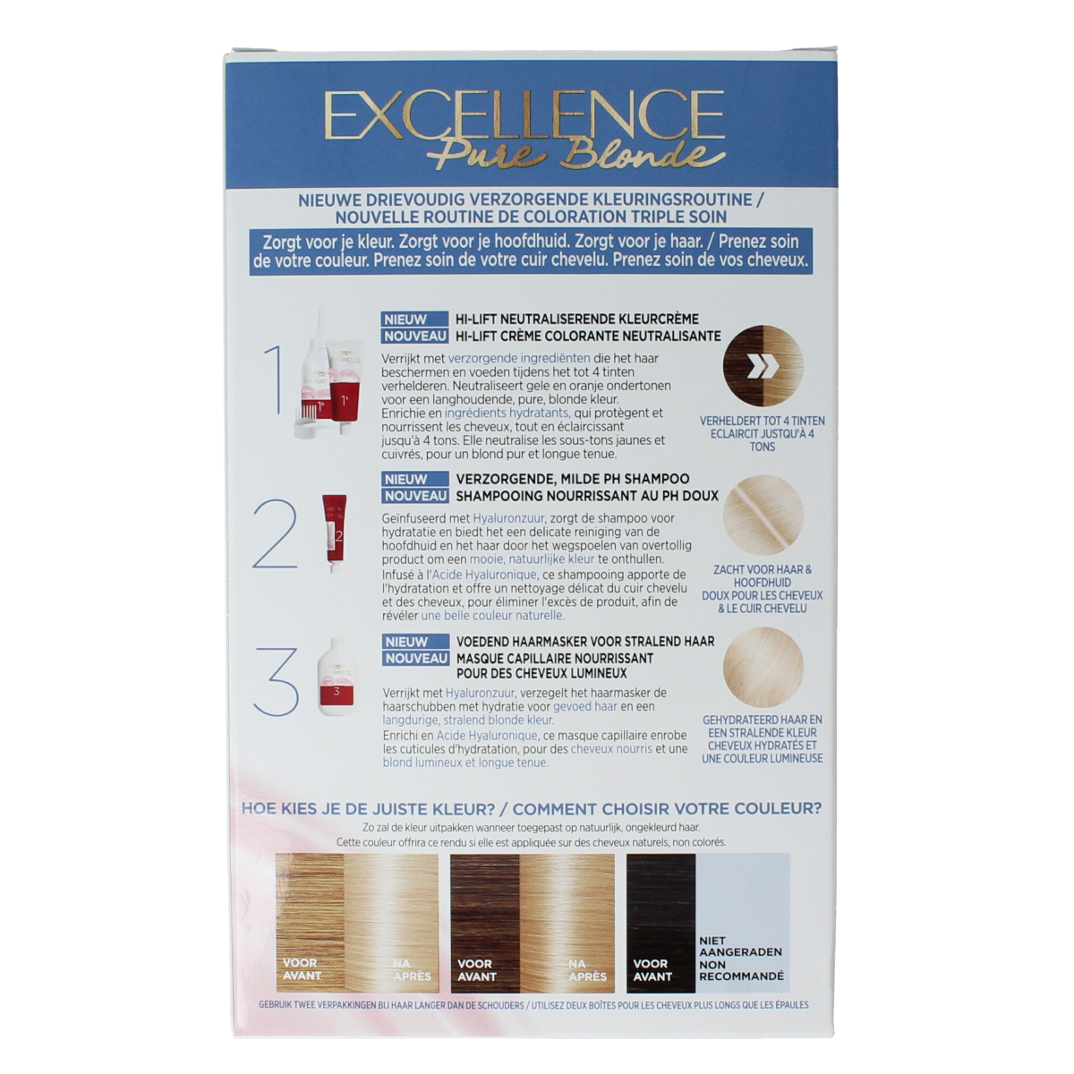 Excellence Excellence blond 01 Natural Blond 1.00 Set