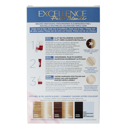 Excellence Excellence blond 01 Natural Blond 1.00 Set