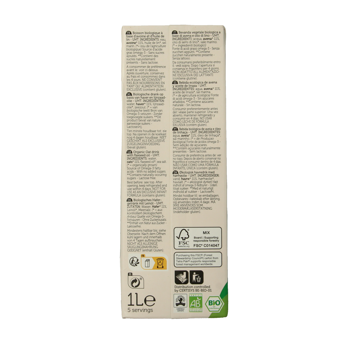 Lima Oat omega 3 bio 1.00 Liter