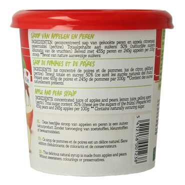 Damhert Puur fruit siroop appelen en peren  450.00 Gram