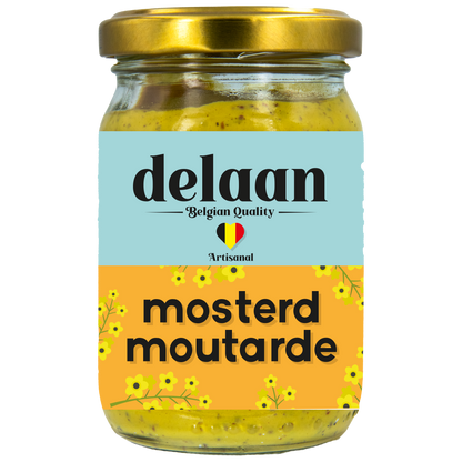 Delaan Mosterd de luxe 190.00 Gram