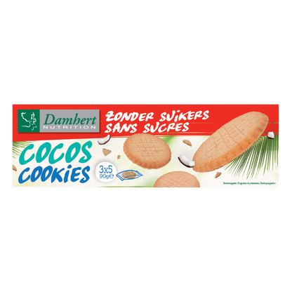 Damhert Cocos cookies zonder suikers 90.00 Gram