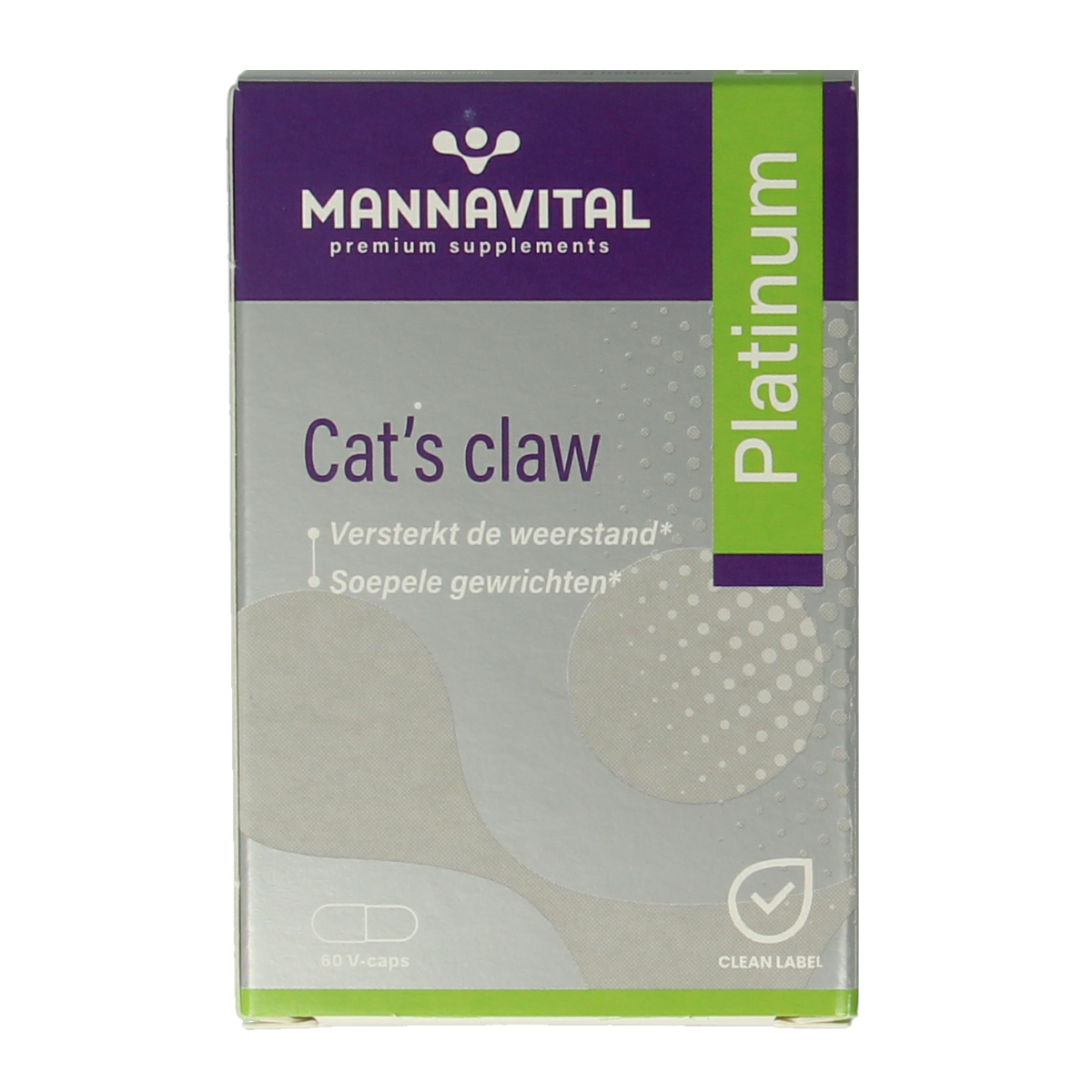 Mannavital Cat's claw platinum 60.00 Capsules