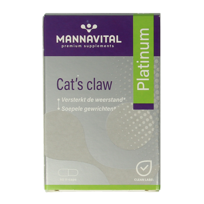 Mannavital Cat's claw platinum 60.00 Capsules