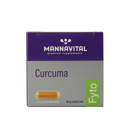 Mannavital Curcuma platinum 60.00 Vegetarische capsules