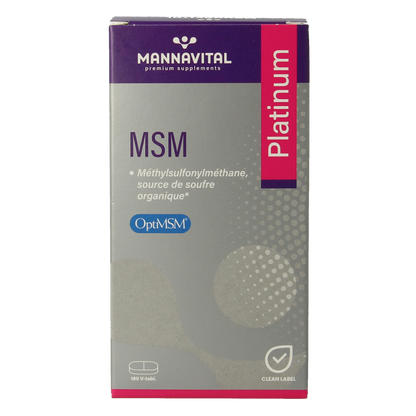 Mannavital MSM Platinum 180.00 Tabletten