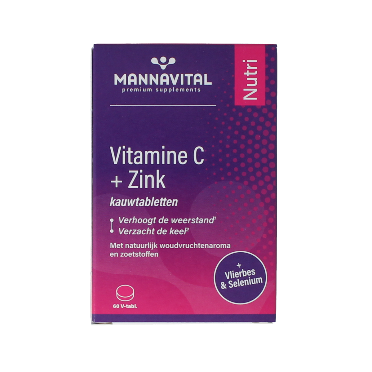 Mannavital Vitamine C plus zink 60.00 Tabletten