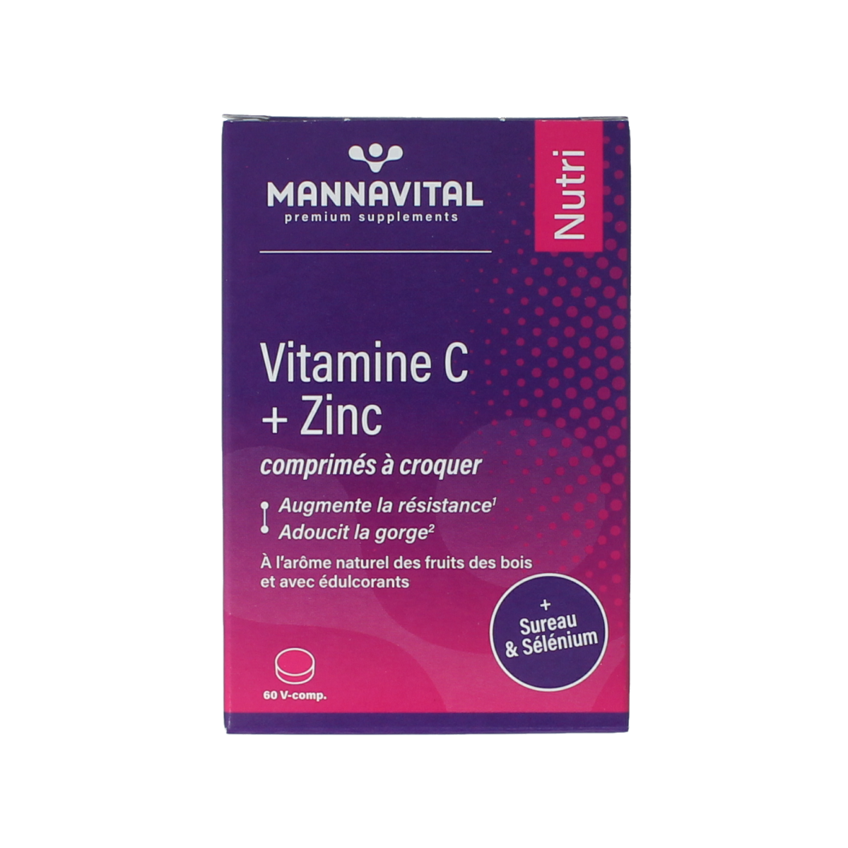 Mannavital Vitamine C plus zink 60.00 Tabletten