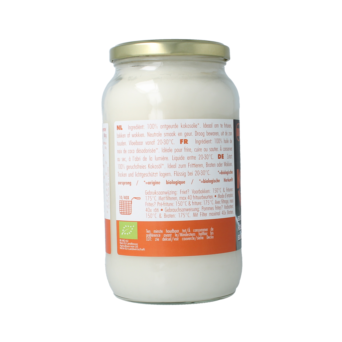 Kokovita Kokosolie geurloos bio 1.00 Liter