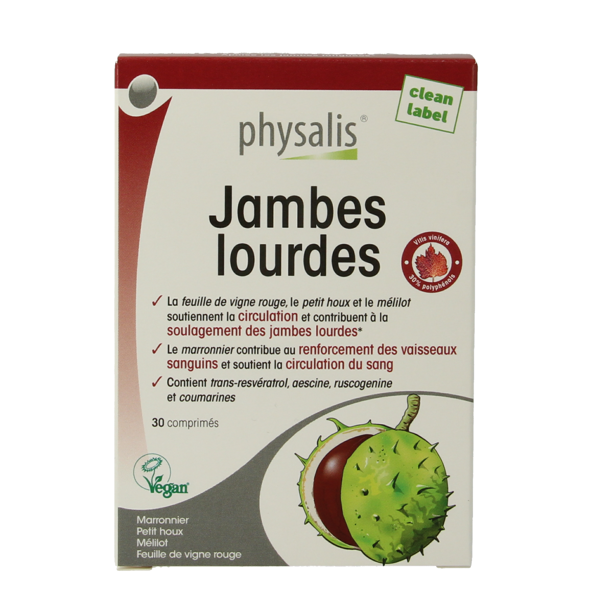 Physalis Zware benen 30.00 Tabletten