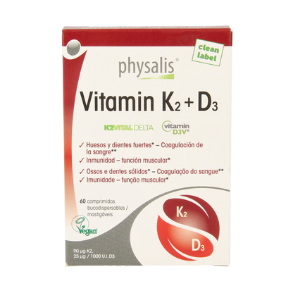 Physalis Vitamine K2 + D3 60.00 Tabletten