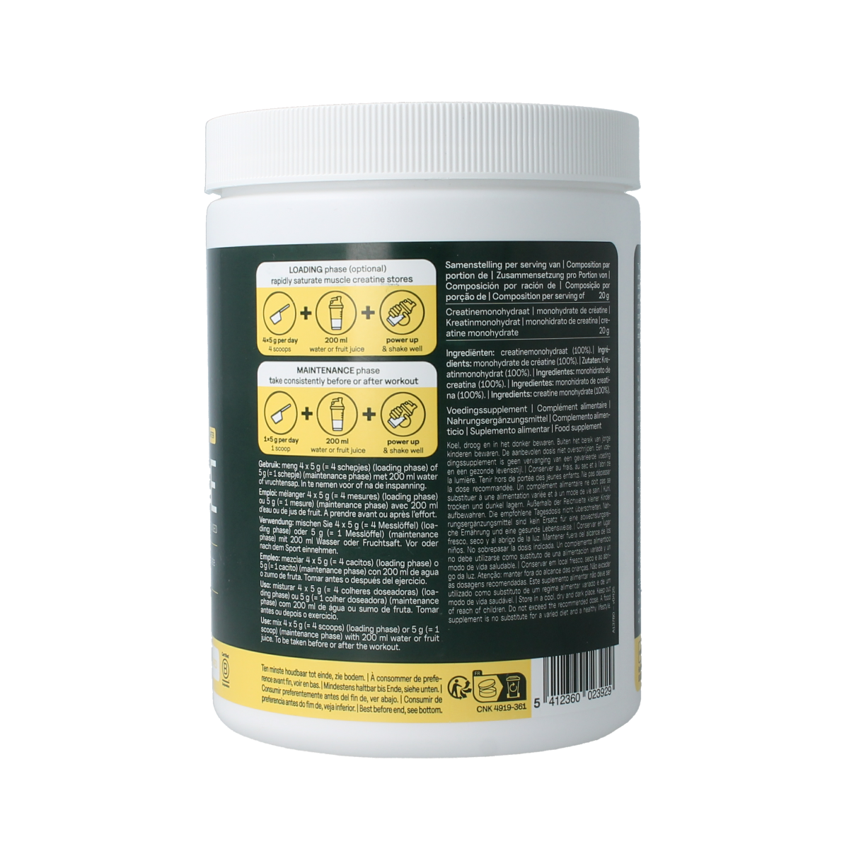 The Green Athlete Creatine 400.00 Gram