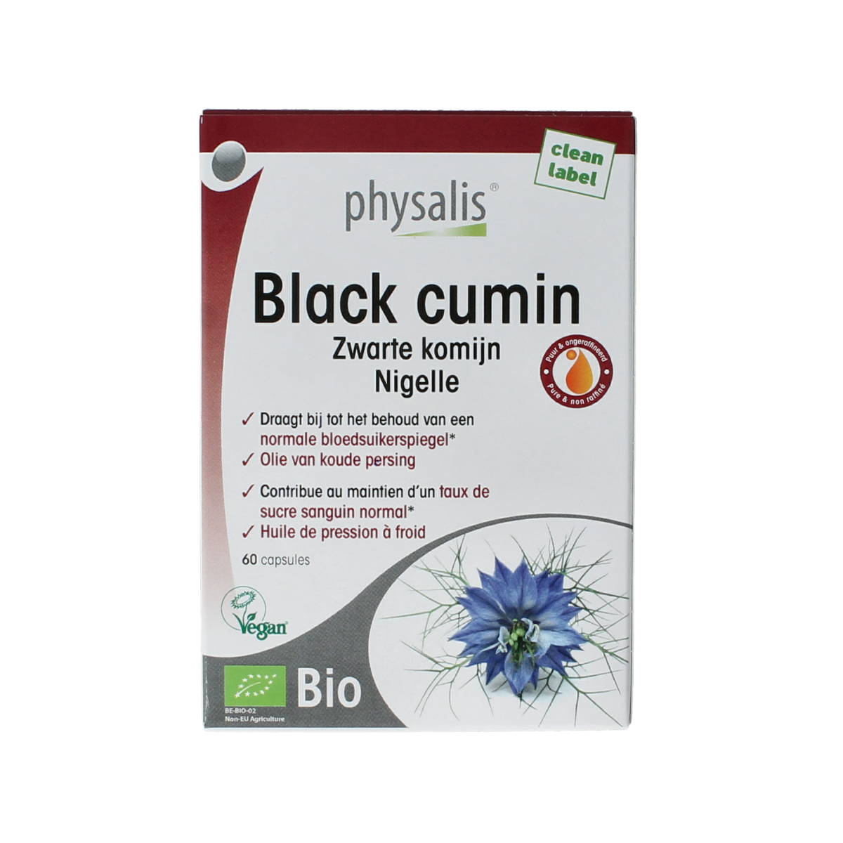 Physalis Black cumin bio 60.00 Capsules
