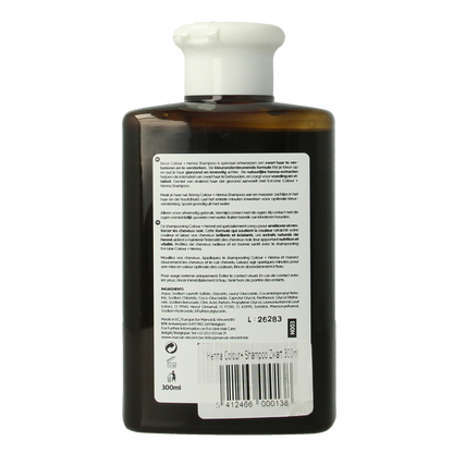 Henna Cure&Care Shampoo colour + zwart 300.00 Milliliter